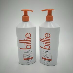 2 Billie Glow Brightening Women's Body Lotion, Citrus Woods Scent W/ Vitamin C